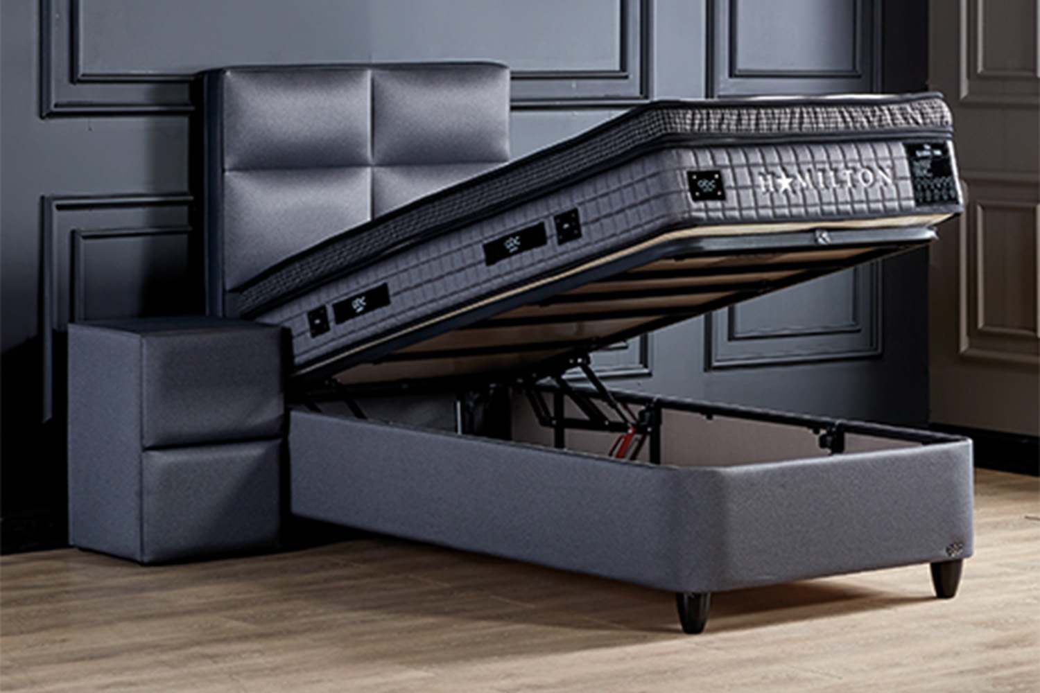 Hamilton opbergbed eenpersoons - Afbeelding 2