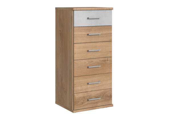 Click commode 6 lades eiken beton
