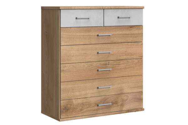 Click commode 7 lades eiken beton