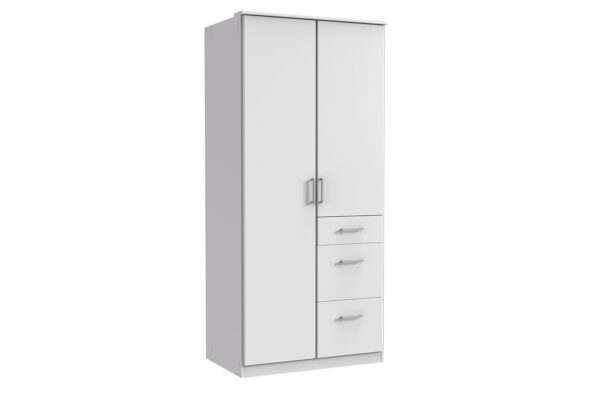 Click draaideurkast 91 cm wit