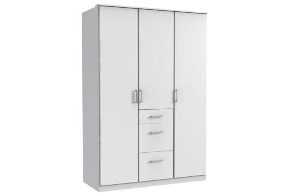 Click draaideurkast 135 cm wit