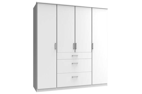 Click draaideurkast 180 cm wit