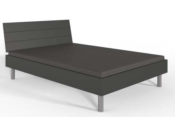 Easy Beds 140 x 200 cm grafiet + hoofdbord