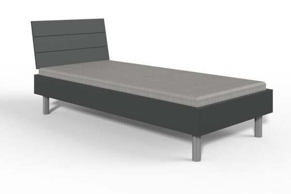 Easy Beds 90 x 200 cm grafiet + hoofdbord