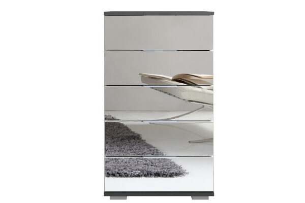 Easy plus commode grafiet spiegel