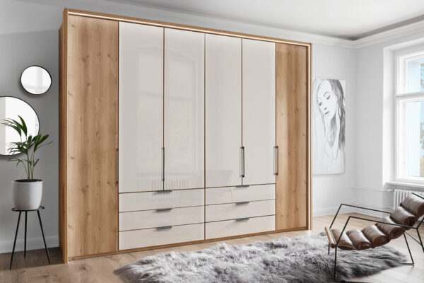 Monaco draaideurkast eiken champagne 300 cm