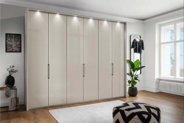 Monaco draaideurkast glas champagne 300 cm