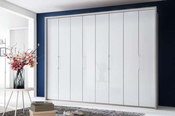 Monaco draaideurkast glas wit 300 cm