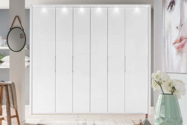 Monaco draaideurkast wit 300 cm