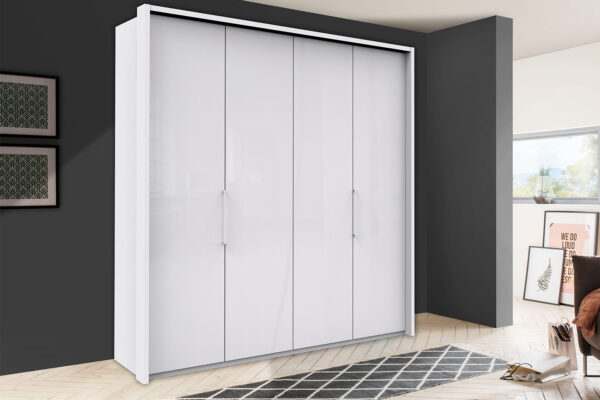 Monaco draaideurkast wit 200 cm