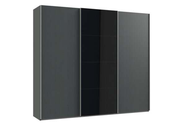Easy plus zweefdeurkast 270 cm grafiet