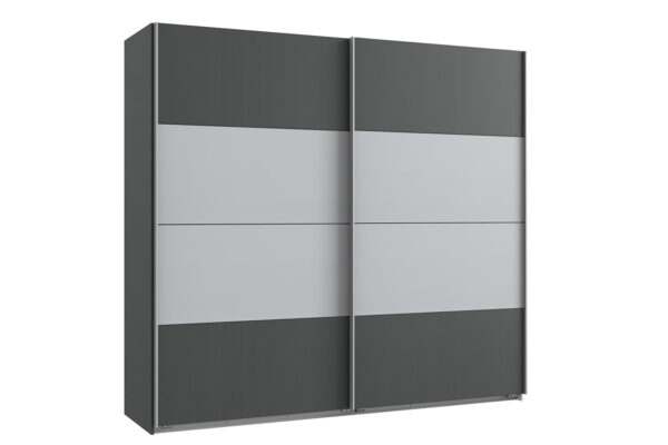 Easy plus zweefdeurkast 270 cm grafiet grijs