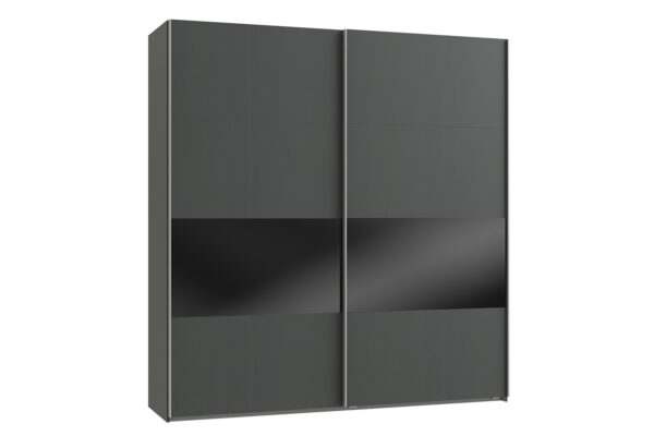 Easy plus zweefdeurkast 225 cm grafiet