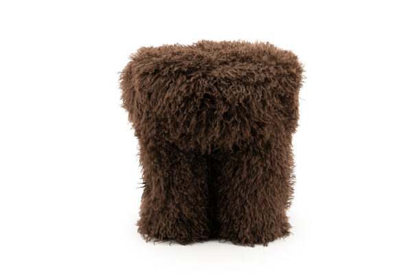 Poef Doodly - donker bruin