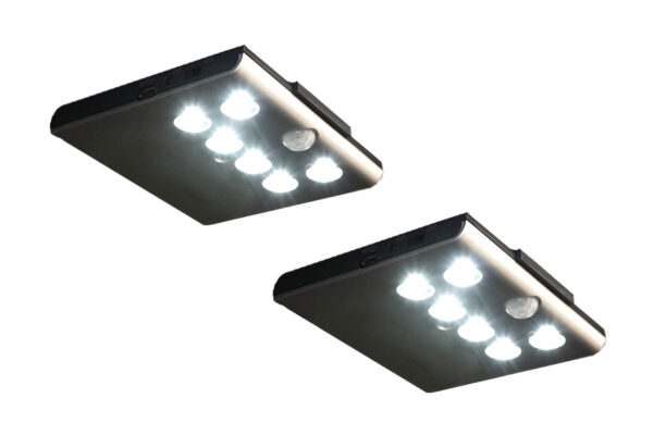 wimex Led kastverlichting met sensor 2 stuks