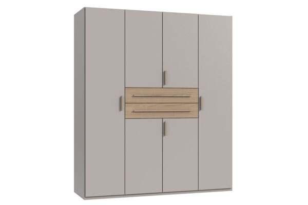 Digit draaideurkast 180 cm kasjmier + dorena eik