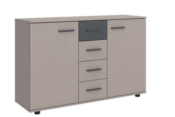 Digit commode middel grijs + grafiet