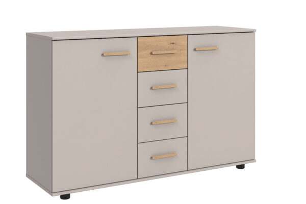 Digit commode middel kasjmier + artisan eiken
