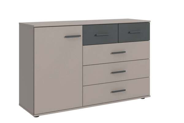 Digit commode groot sahara grijs + grafiet