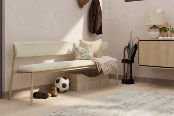 Eetbankje Locarno beige-beige