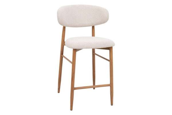 Barstoel Locarno beige-l.bruin