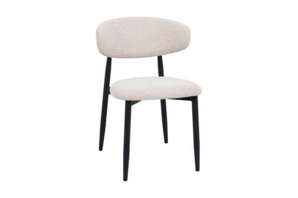 Stoel Jesda beige-zwart