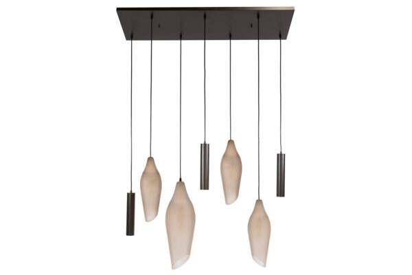 Hanglamp Cocoon 4+3 frosted