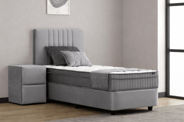 Clara opbergbed grijs